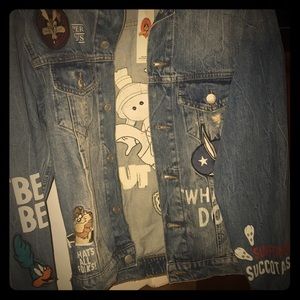 A brand new looney tunes jean jacket